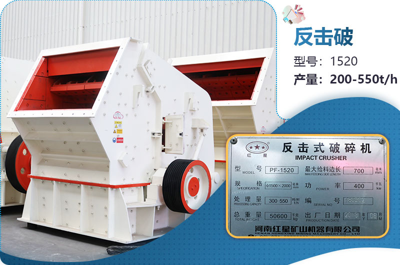 1520反擊破每小時產(chǎn)量多少？有多重？各項參數(shù)介紹