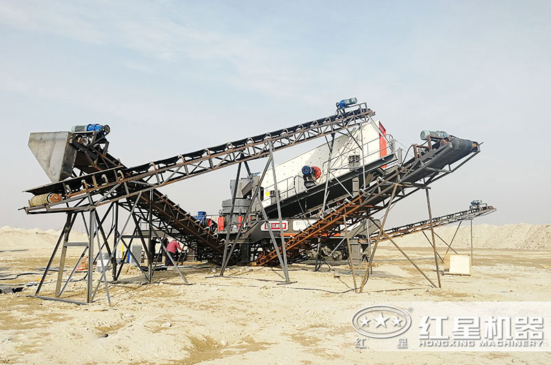鋼筋混凝土破碎用什么機器？建筑垃圾移動破碎站剛剛好
