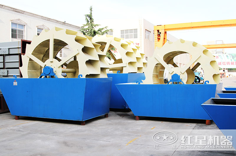 一天能洗3000噸的3020輪斗式洗砂機(jī)，以高產(chǎn)威震四方
